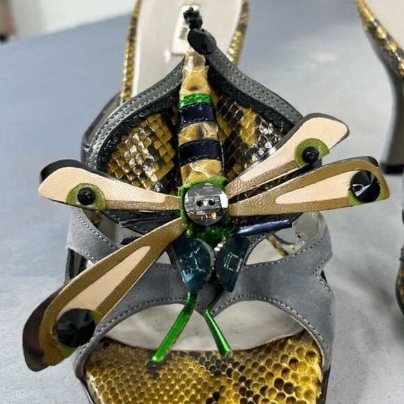 MiuMiu AW 2008 DragonflySlide Mules Heels - Picture 7 of 12